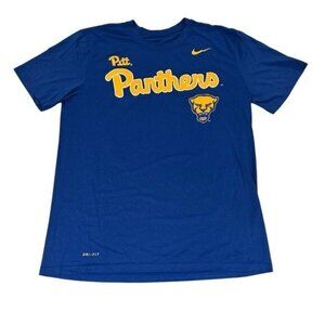 Nike Blue and Yellow Panthers Short Sleeve Tee